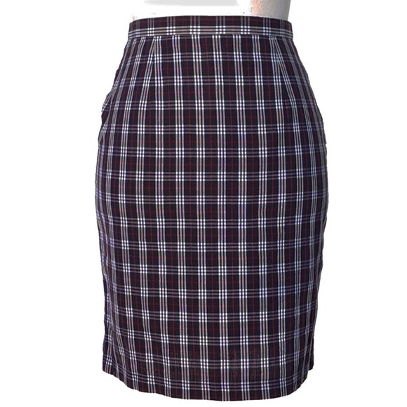 Burberry Plaid Skort - Vintage Burberrys - Picture 1 of 8